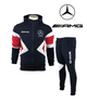 Mercedes AMG Tracksuit Jogging Blue White Red