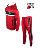 Audi Tracksuit   Red Black White Audi