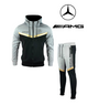 Men Tracksuit  Grey Or Bande Black  Mercedes AMG