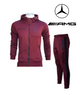 AMG Mercedes Tracksuit Navy Red  Tracksuit Winter  Men