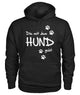 Die mit dem Hund geht Gildan Hoodie